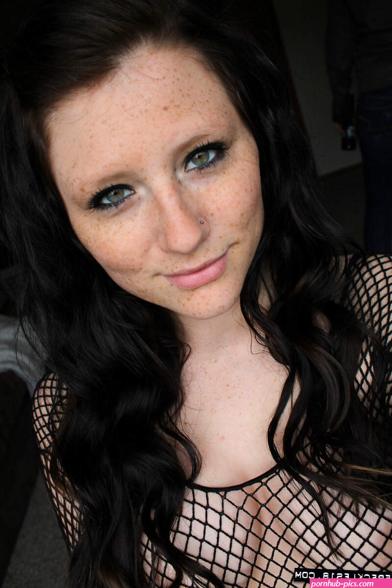 Freckles 18 Sexy Black Mesh Tits: #1