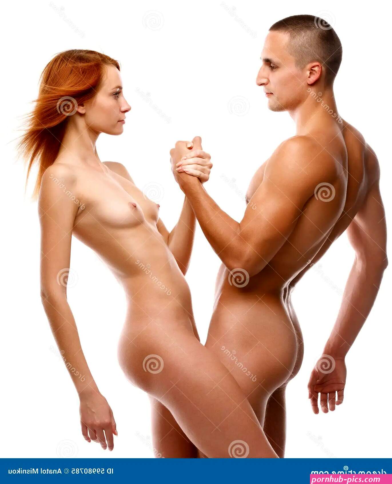 Nude couple in love stock image. Image of model, couple