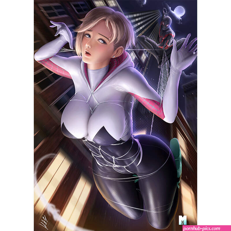Custom Print Game black white spider Gwen nude Sexy Girl Art Posters Wall Art Canvas Painting for Living Room Home Decor Picture