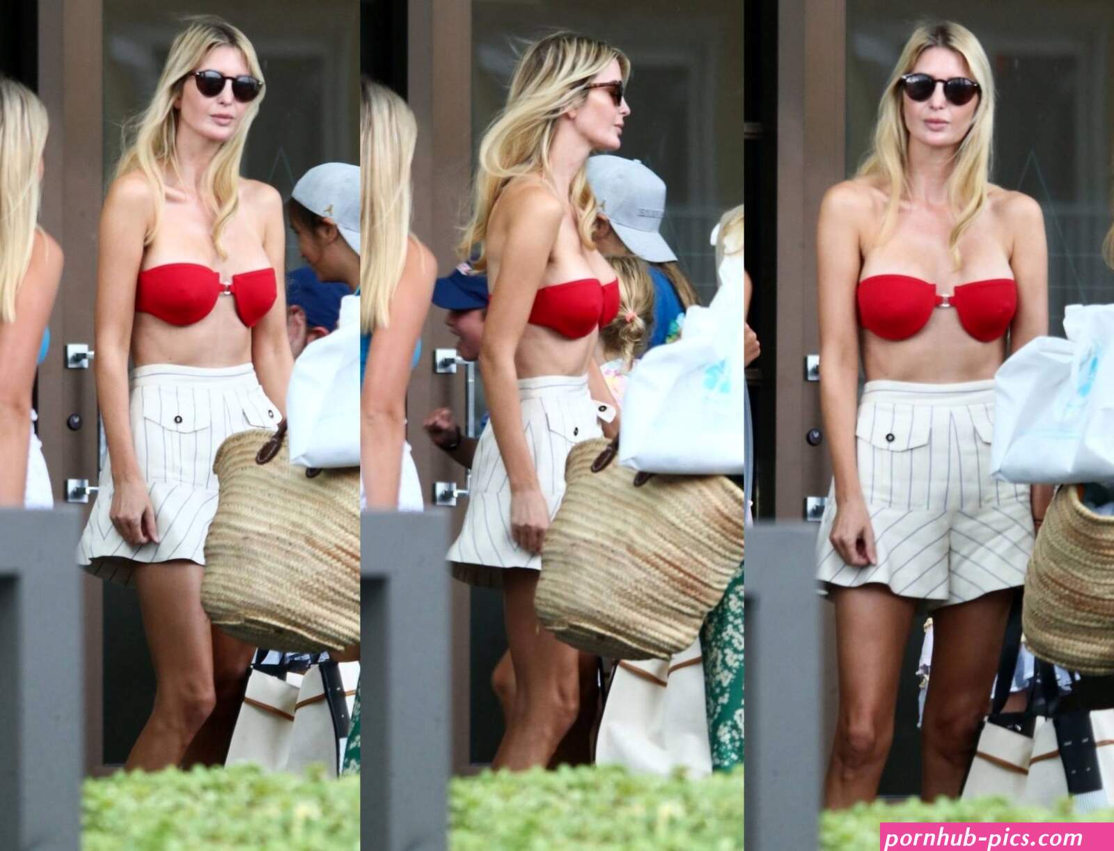 Ivanka Trump In Red Bikini Top By Paparazzi (7 Photos) | #The Fappening