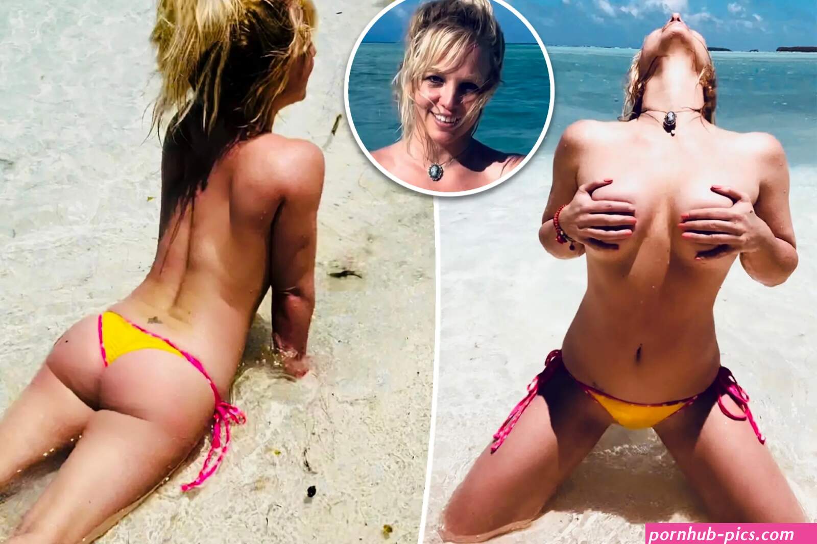 Topless Britney Spears wants to have 'babies in Polynesia'