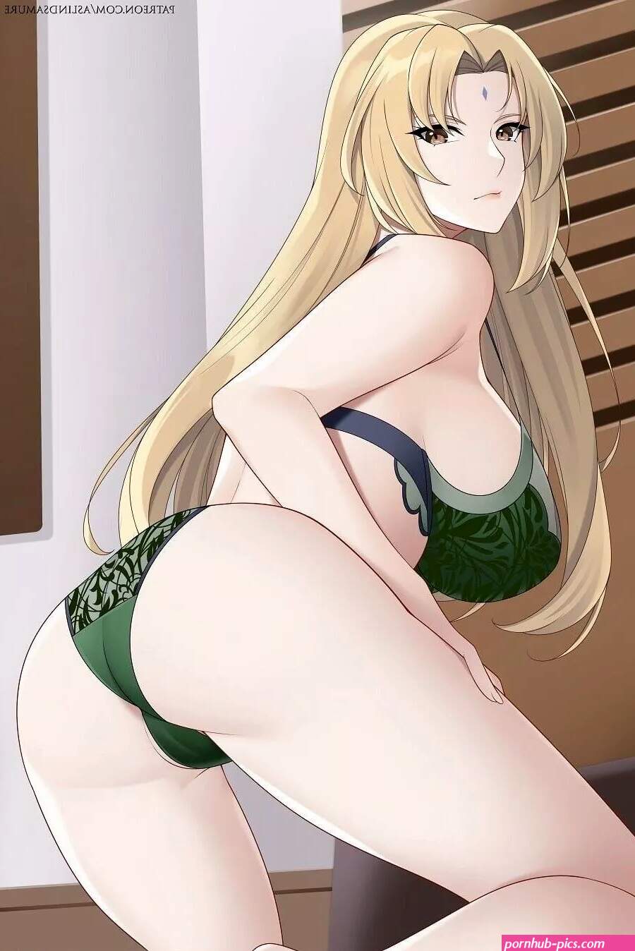 Tsunade with her hair down nudes : Naruto_Hentai