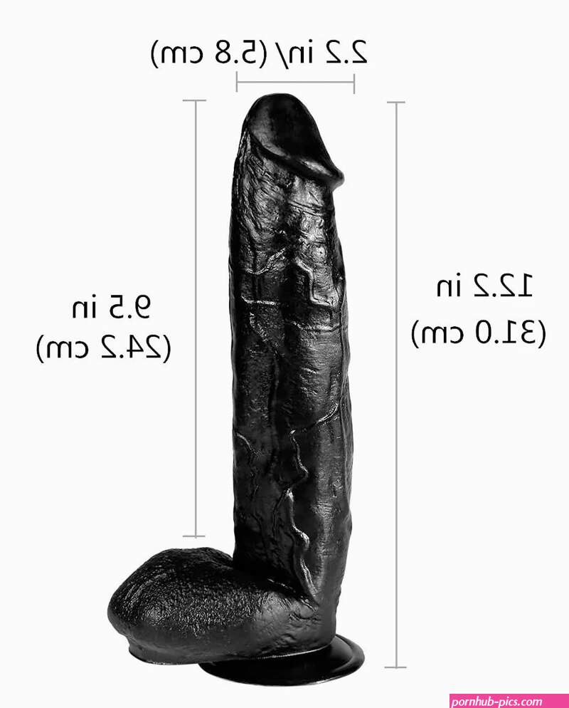 Huge Black 12 Inch Thick Realistic Suction Cup Waterproof Dildo