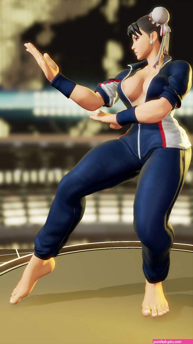 Chunli Sexy Tracksuit Shoeless by timetravel80 on DeviantArt