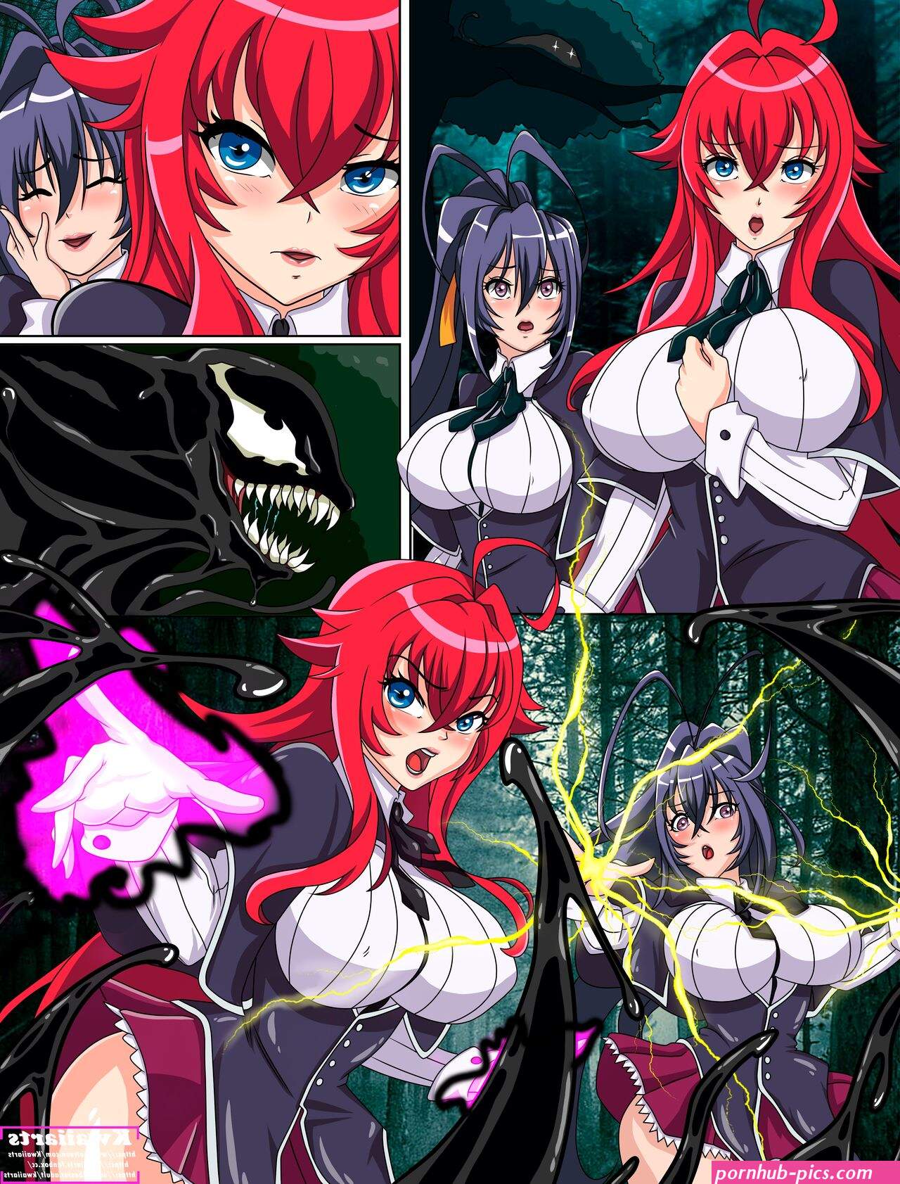 Rias Akeno Venom Fusion