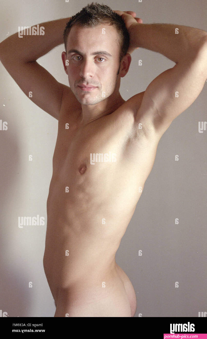 young adult man nude Stock Photo