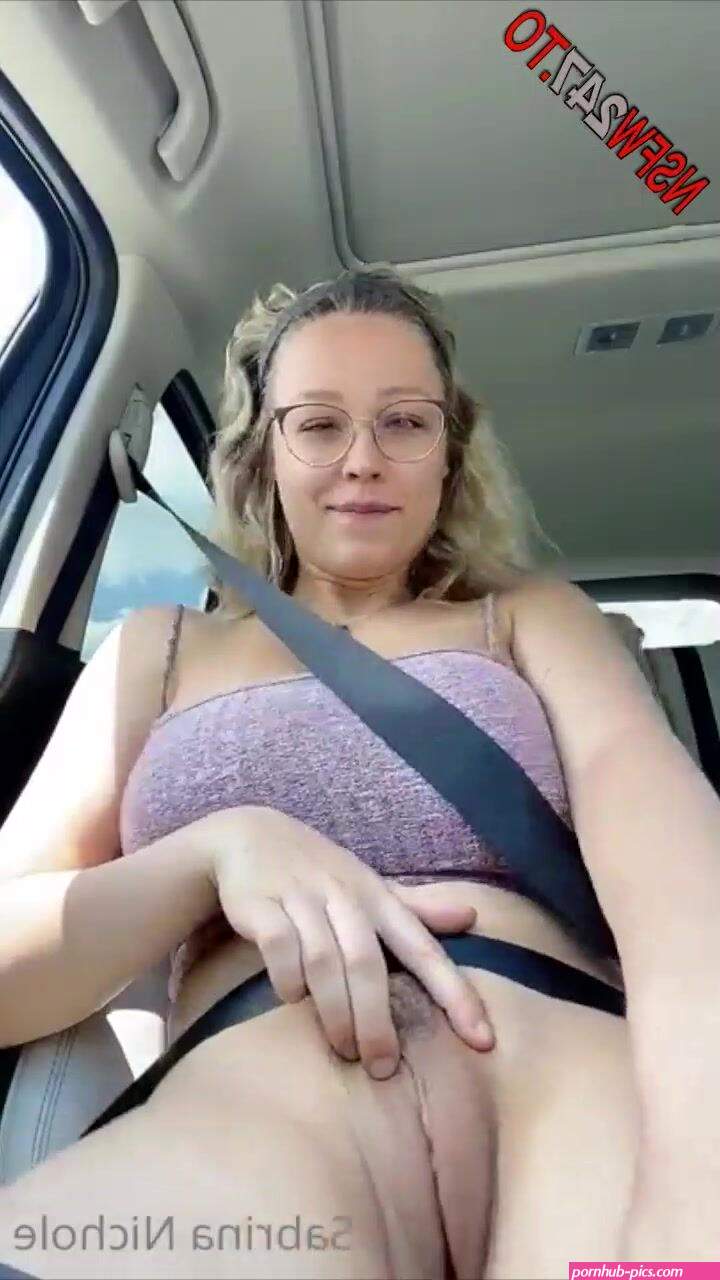Sabrina Nichole going nude in the car xxx onlyfans porn videos