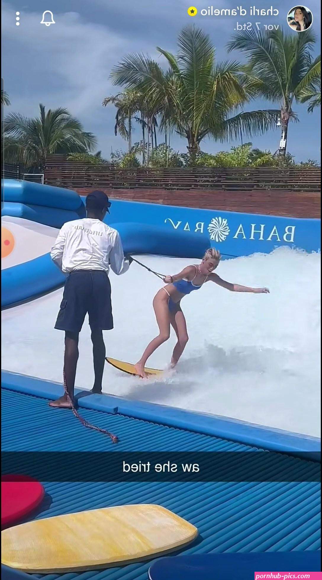 Dixie DAmelio Bikini Surf Pool Video Leaked