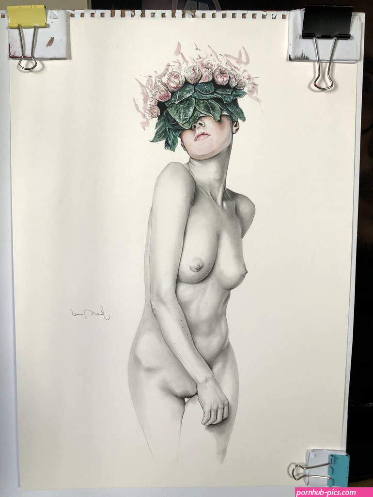 Nude Persephone Painting by Soner Demirel