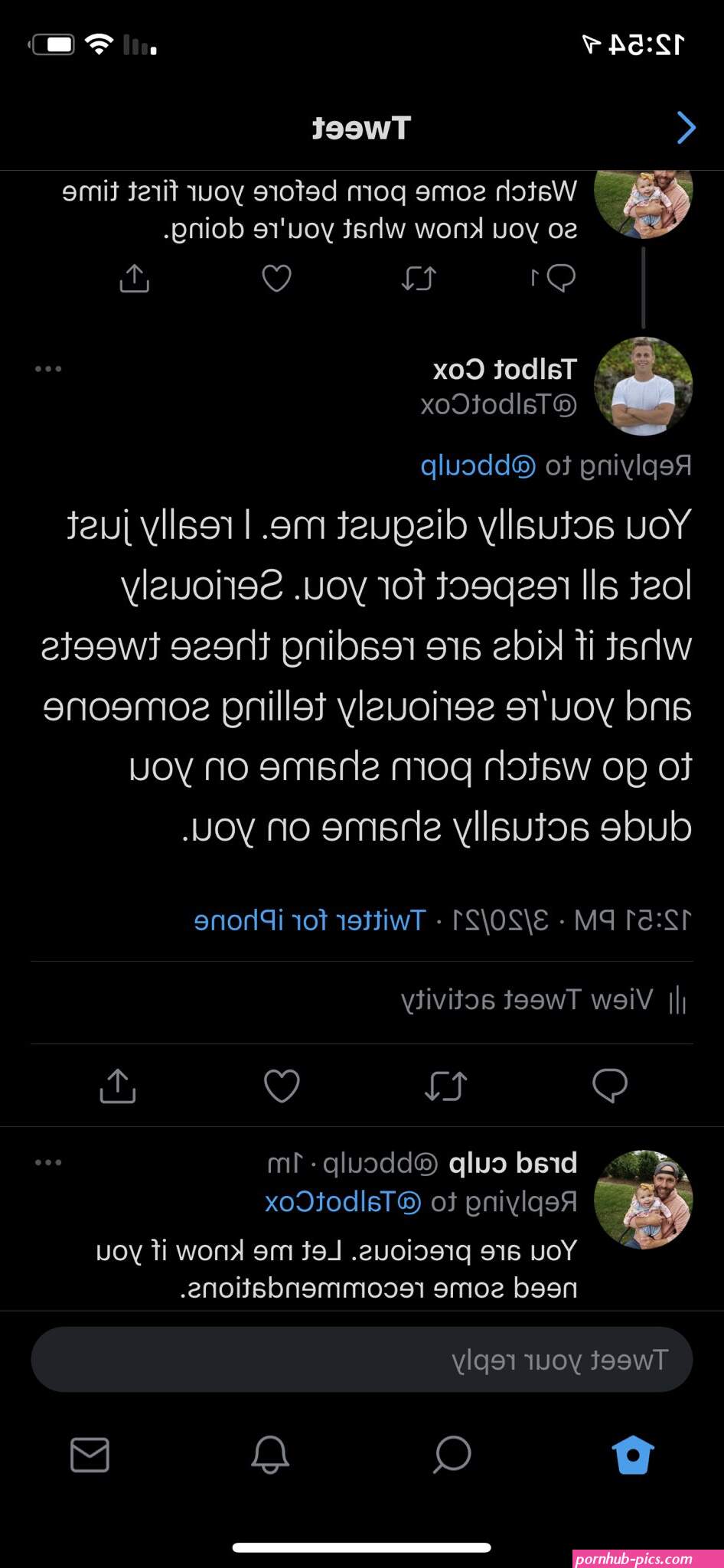 How do you find porn on twitter