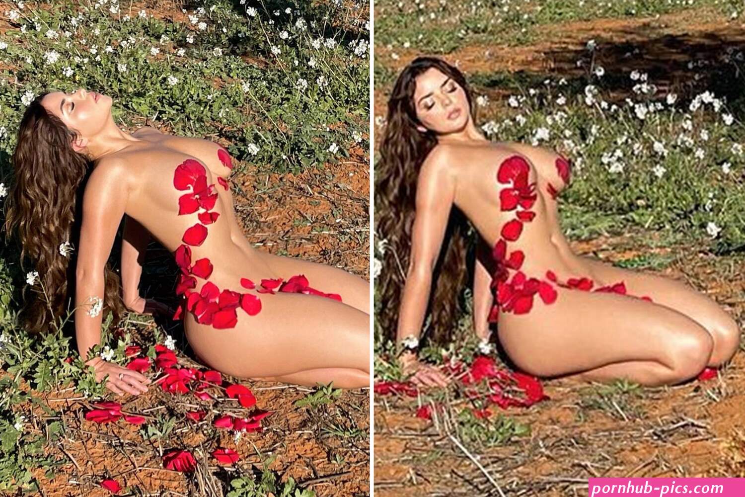 Demi Rose strips naked for very racy Valentine's Day post covered in nothing but rose petals | The Irish Sun