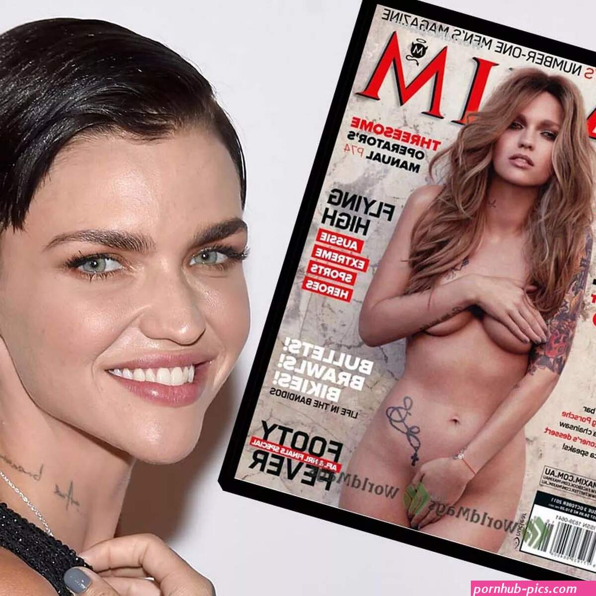 Ruby Rose NAKED: See OITNB star posing nude with long blonde hair