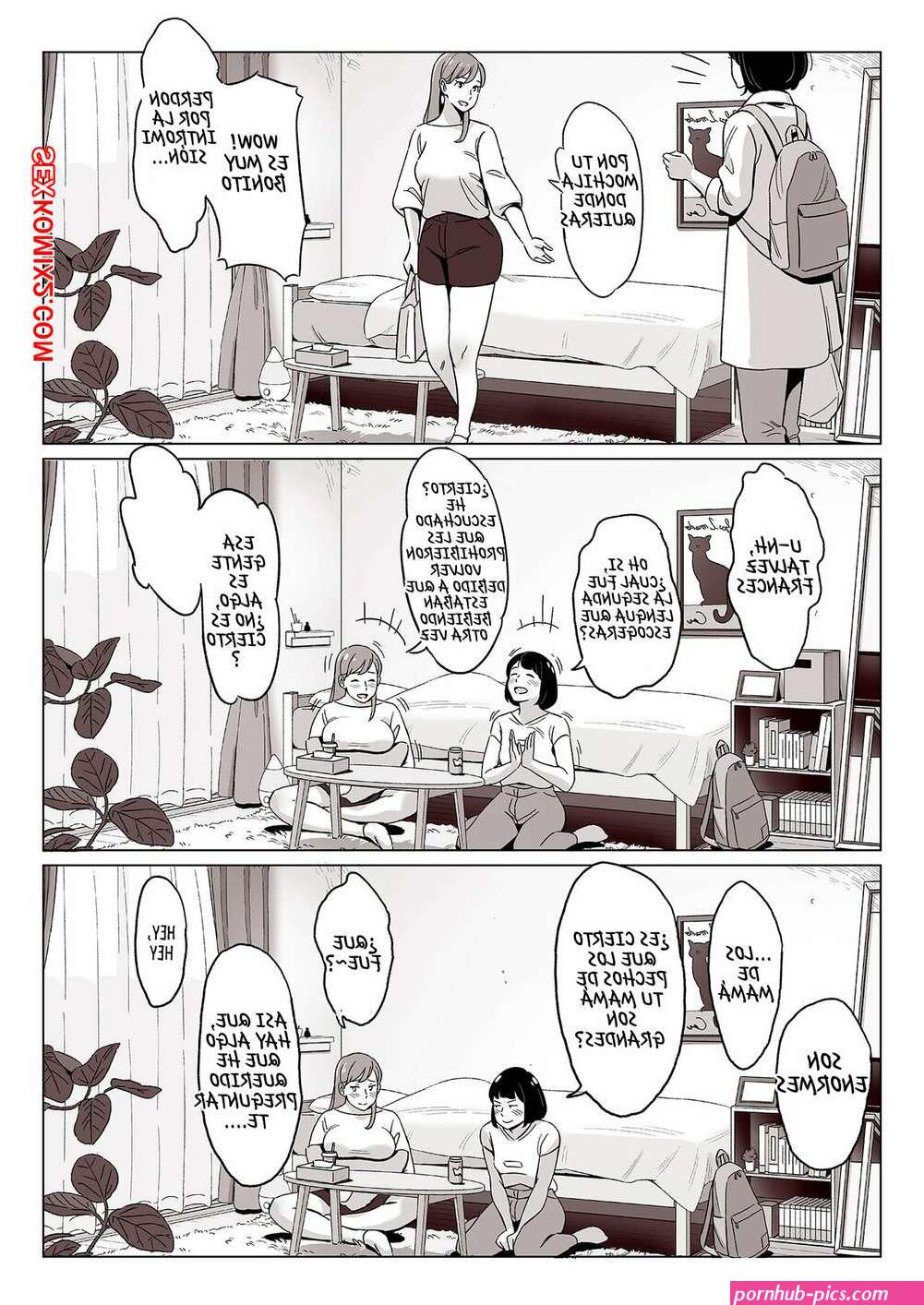 ✅️ Comic porno Lo que las Camaras escondidas revelan de una MADRE e HIJA de  grandes TETAS cómico de sexo niño con su ✅️ | | Cómics porno con hentai en  español