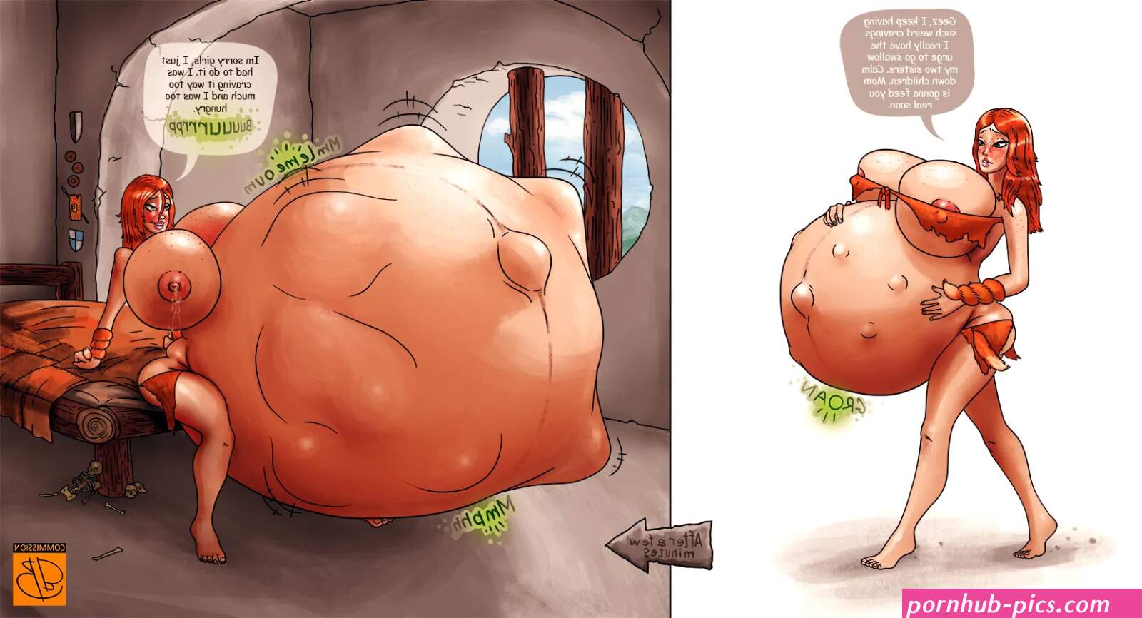 Sexy Huge Belly Vore