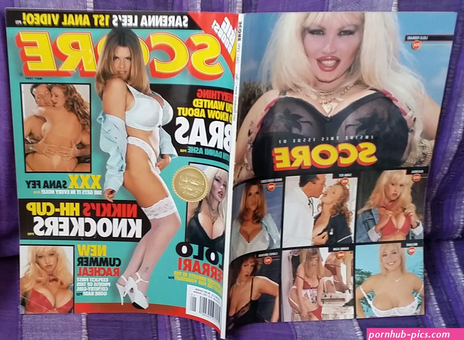 Score May 1997 Big tits. Porn erotic magazine Vintage Magazine 1 in Big Boobs Women. mint condition. Sarenna Lees 1st Anal Lolo Ferraris Biggest Breasts In The World.