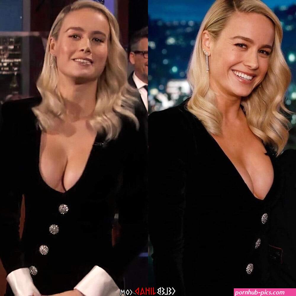 Brie Larsons Tits Guest Host Jimmy Kimmel Live!