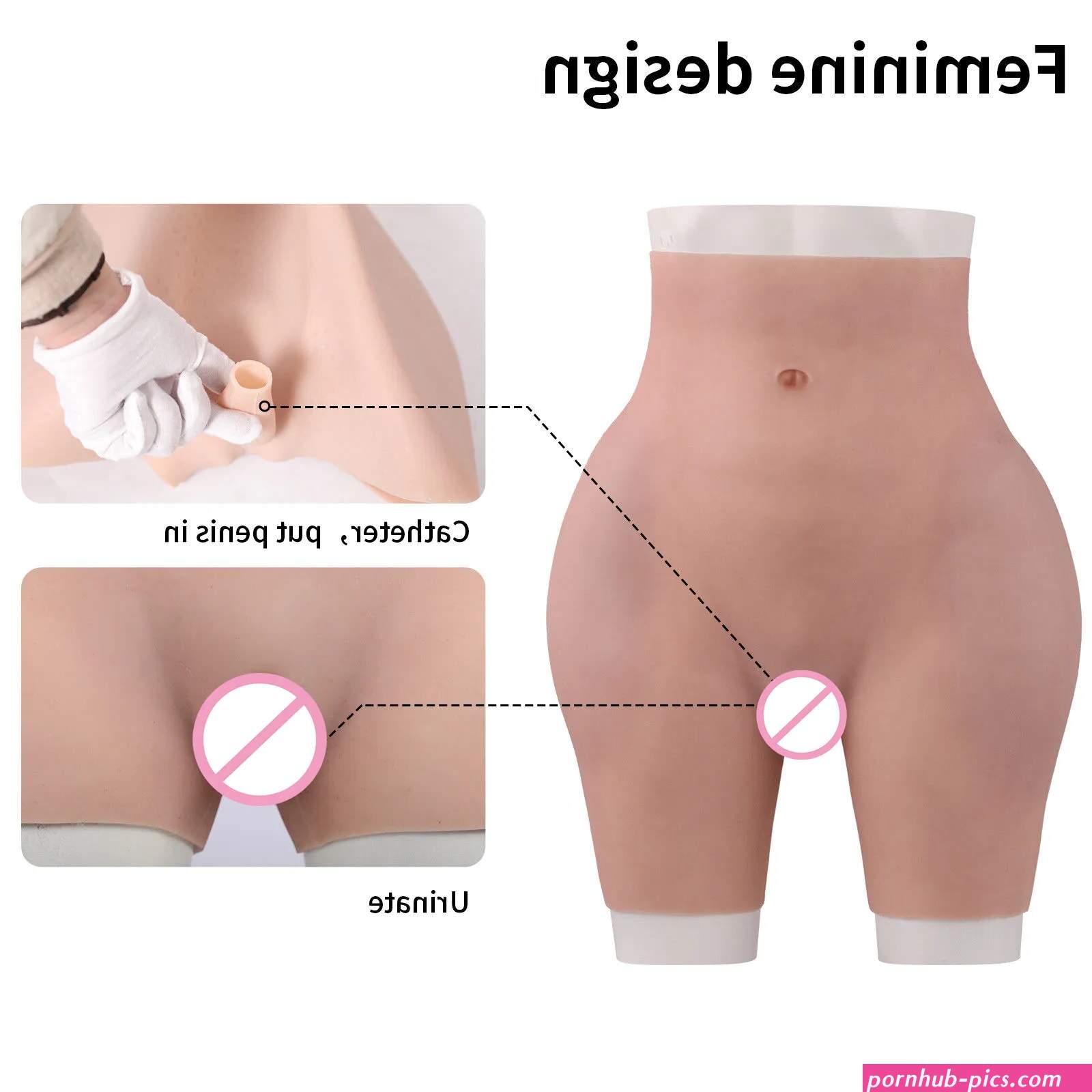 8th Fake Vagina For Crossdresser Transgender Shemale Underwear Fake Pussy Silicone Pants Male To Female Pussy Ladyboy Buttock