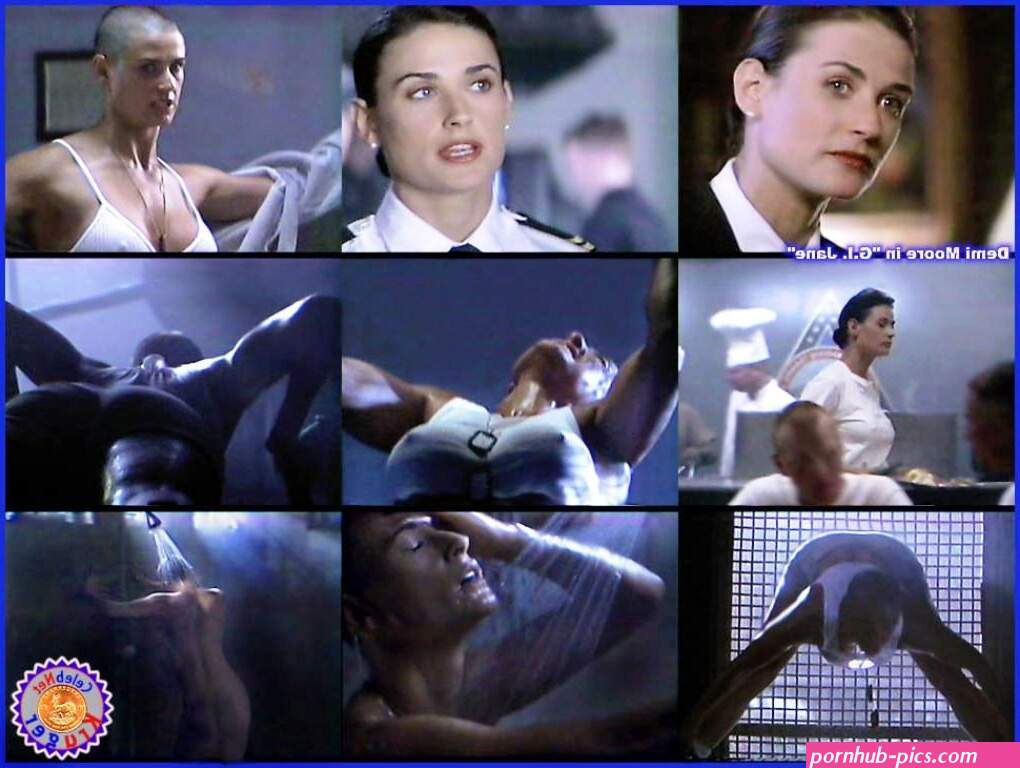 Naked Demi Moore in G.I. Jane ANCENSORED