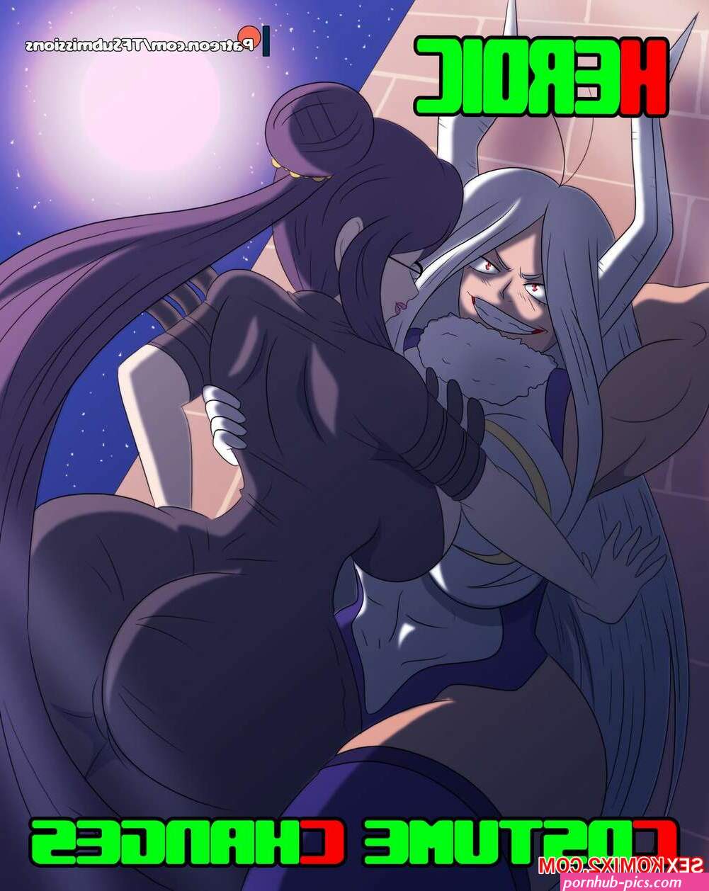 Porn comic Heroic Costume Changes. Gender Bender Sex comic two guys put