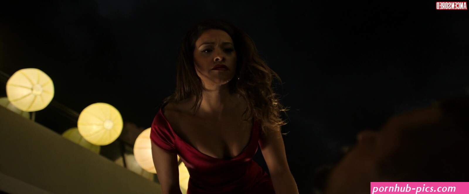 Naked Gina Rodriguez in Miss Bala II ANCENSORED