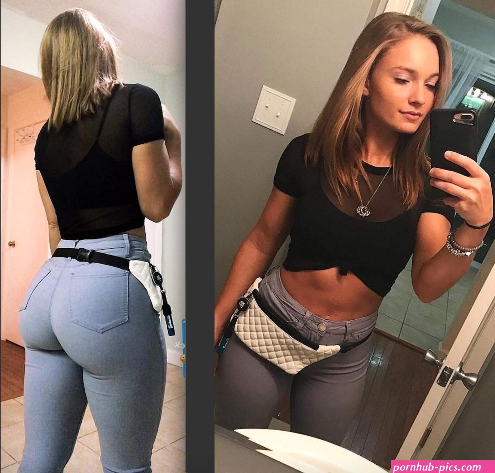 Thick in jeans Porn Pic