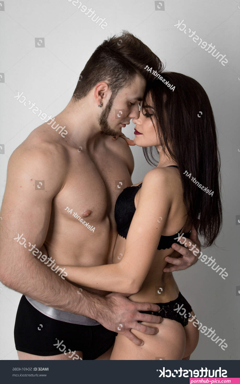 Young Sexy Couple Kissing Prelude Sex Stock Photo 504914086