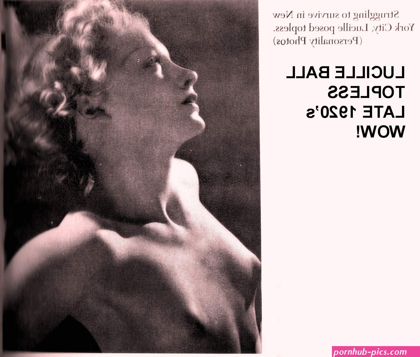 A Blog about Lucille Ball: Lucille Ball Topless!
