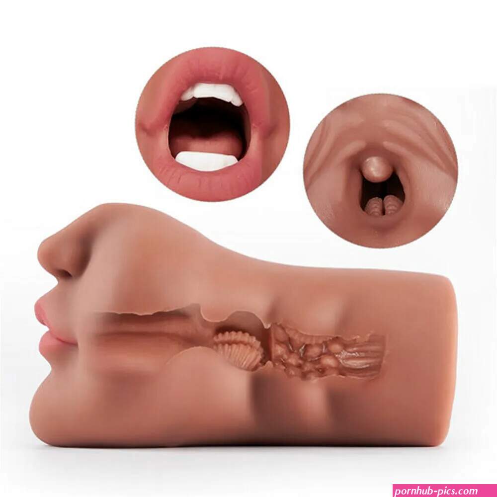 Blowjob Sex Toy Tanned Mouth Blowjob Masturbation Stroker