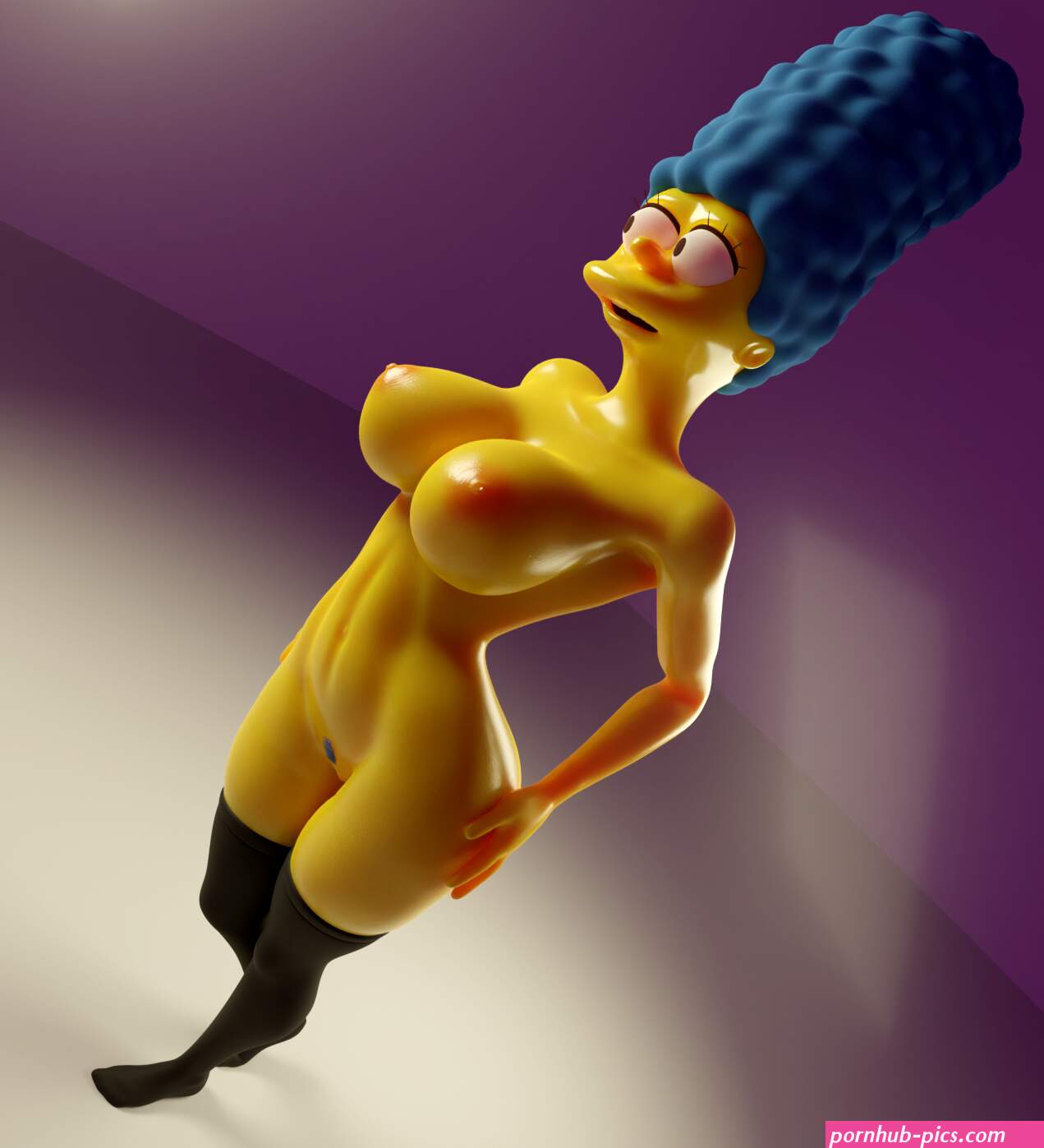 Marge Simpson 3D naked by BeetleBag on DeviantArt