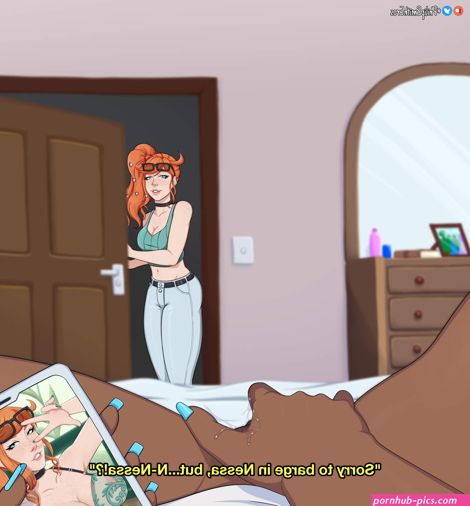 Sonia and Nessa from Pokemon Naked version by PhilipSmithEros on Newgrounds