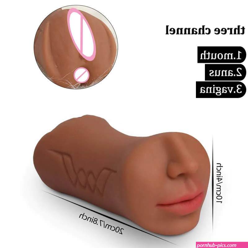3 in 1 Male Masturbator Men Deepthroat Mouth Sex Toy Realistic Vagina