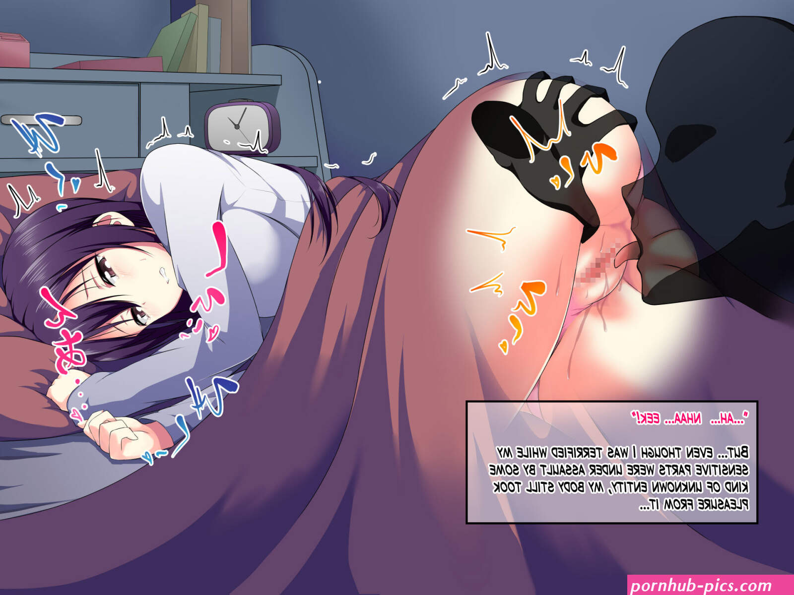Ghost bangs a hottie in her sleep and creampies her