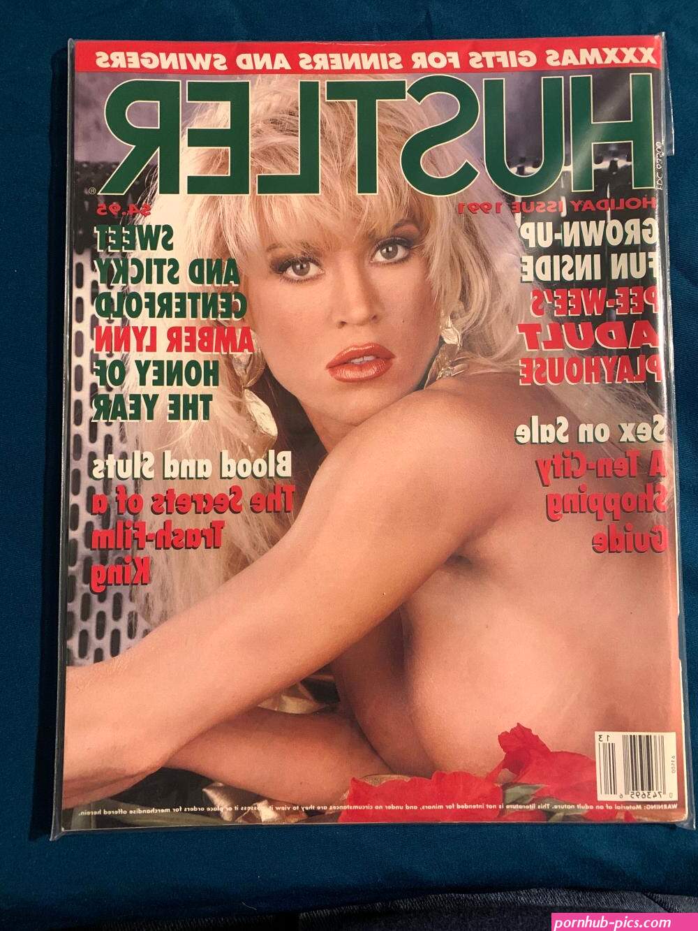Sold at Auction: 1991 Hustler Magazine Holiday Issue Pee-Wee Hermans Adult Playhouse