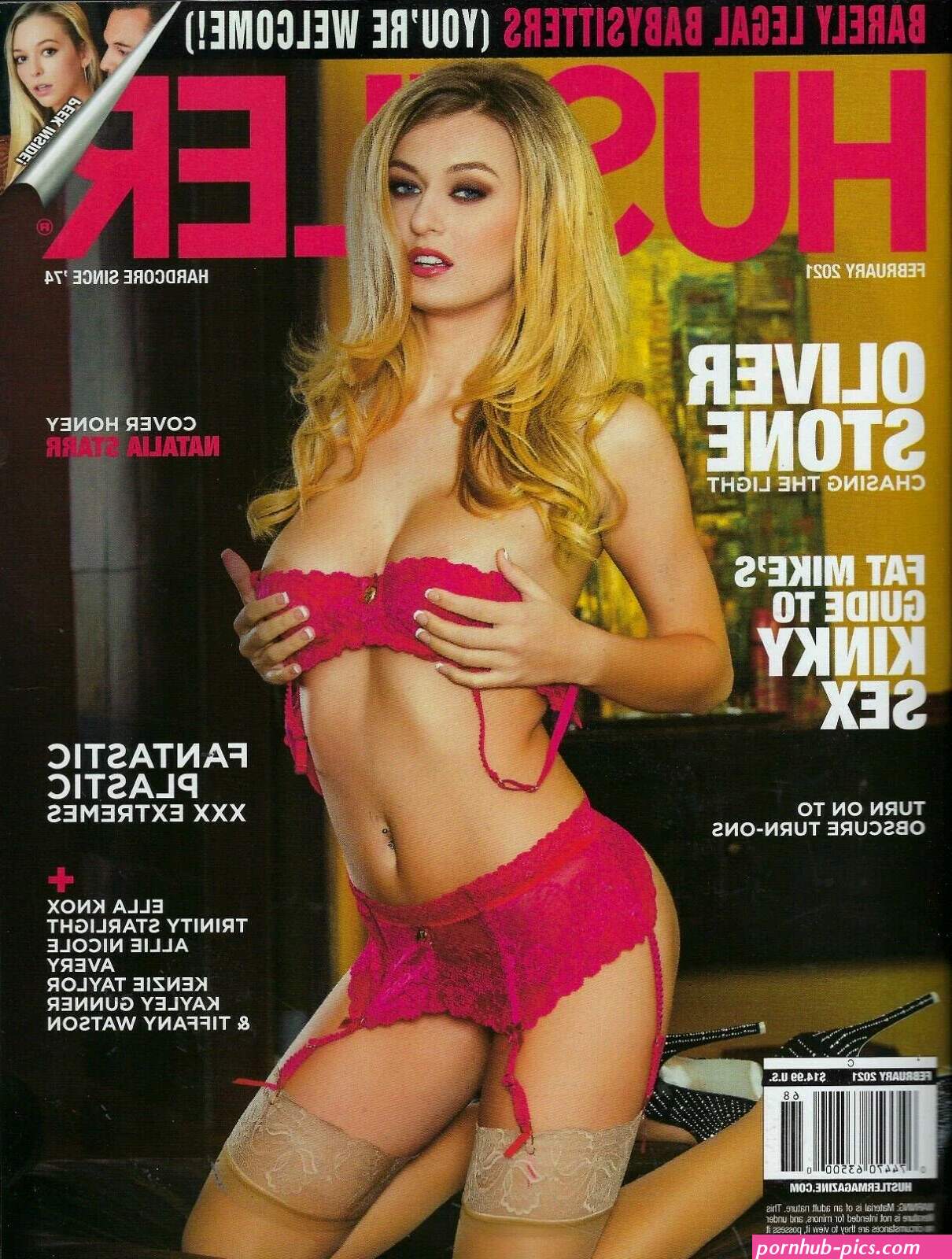Hustler Magazine Feb 2021 With a Hustler Full Length DVD