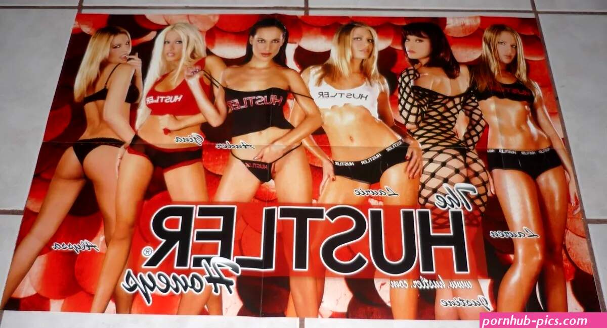 LAUREN PHOENIX Justine Joli GINA LYNN Laurie Wallace Rare HUSTLER Honeys Poster!