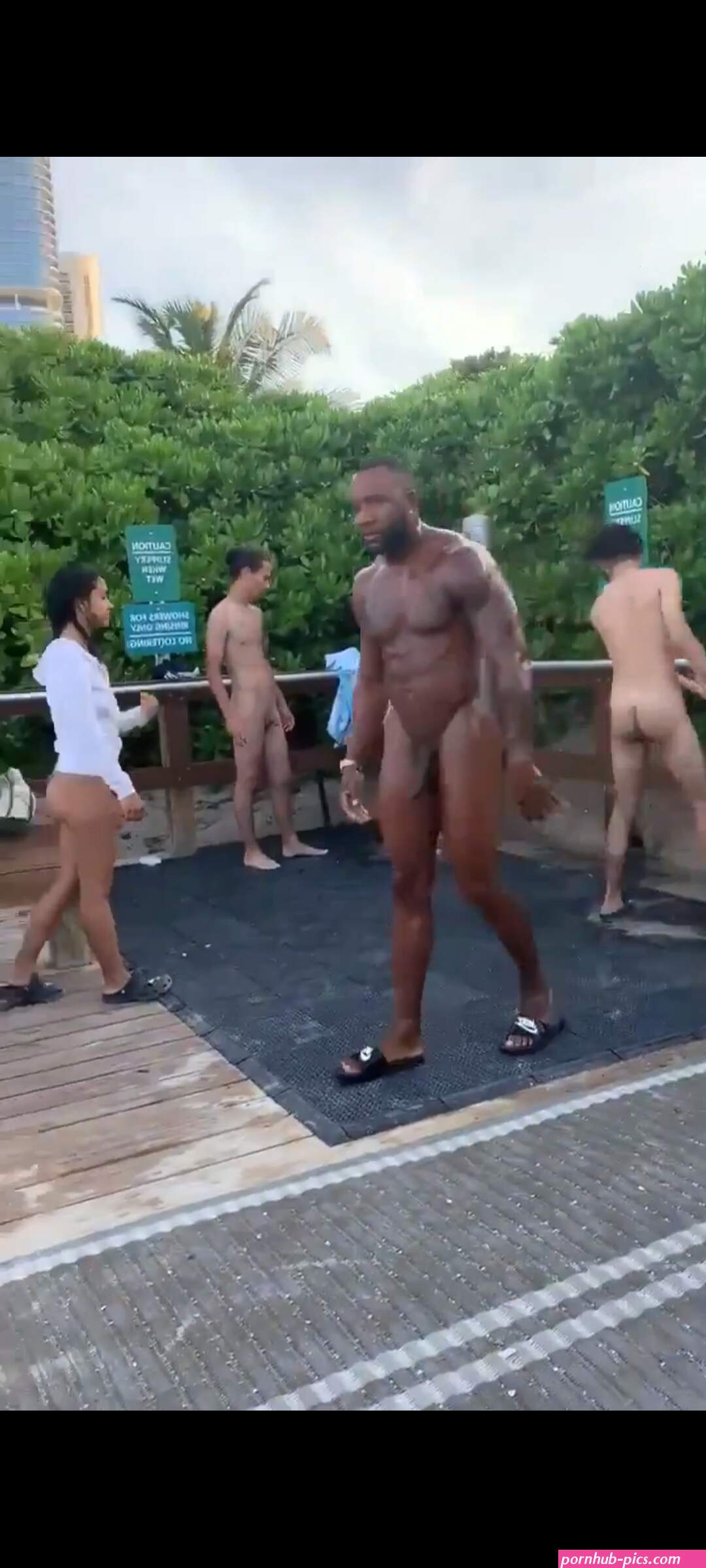 Guys Naked in public