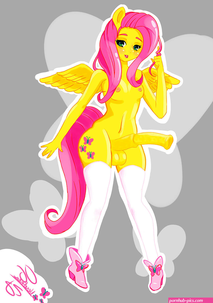 MLP:Futa Fluttershy by NeneRhea