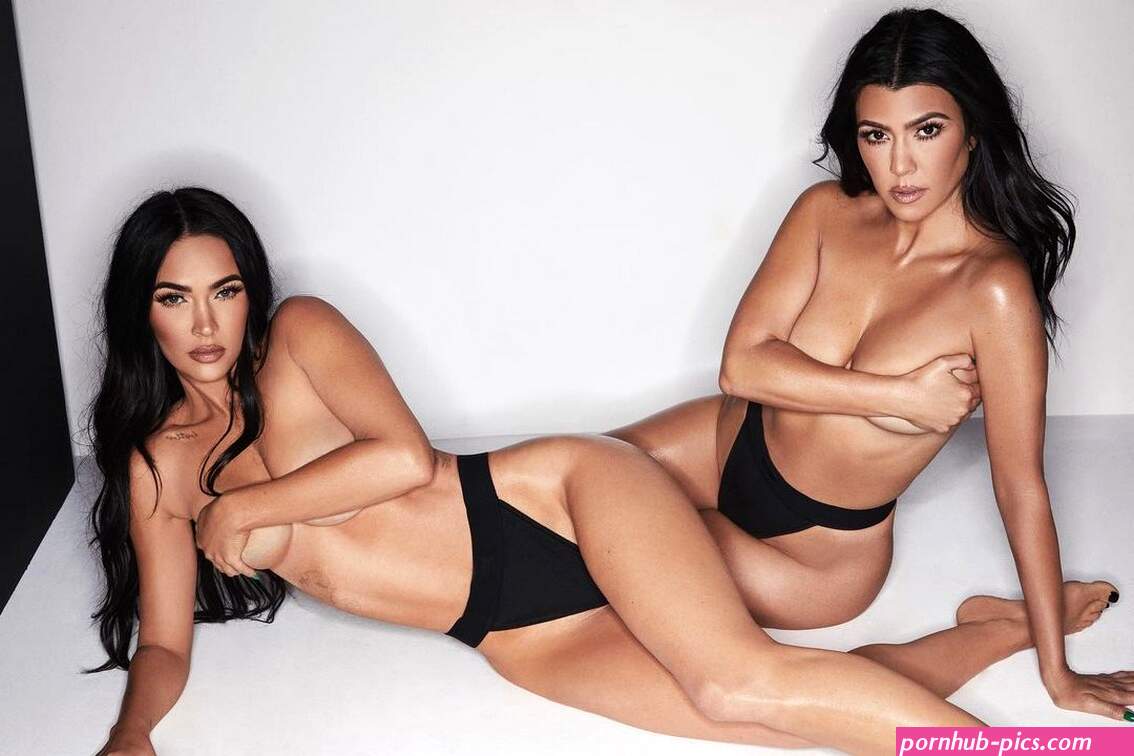 Megan Fox and Kourtney Kardashian Topless