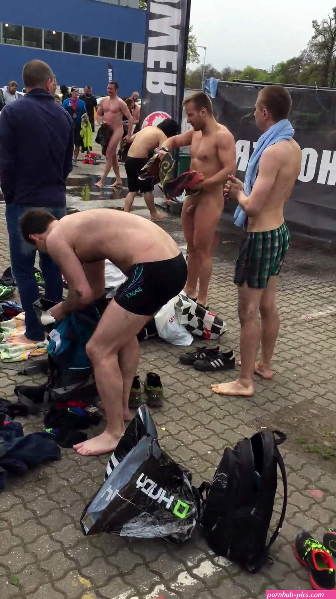 Naked in public