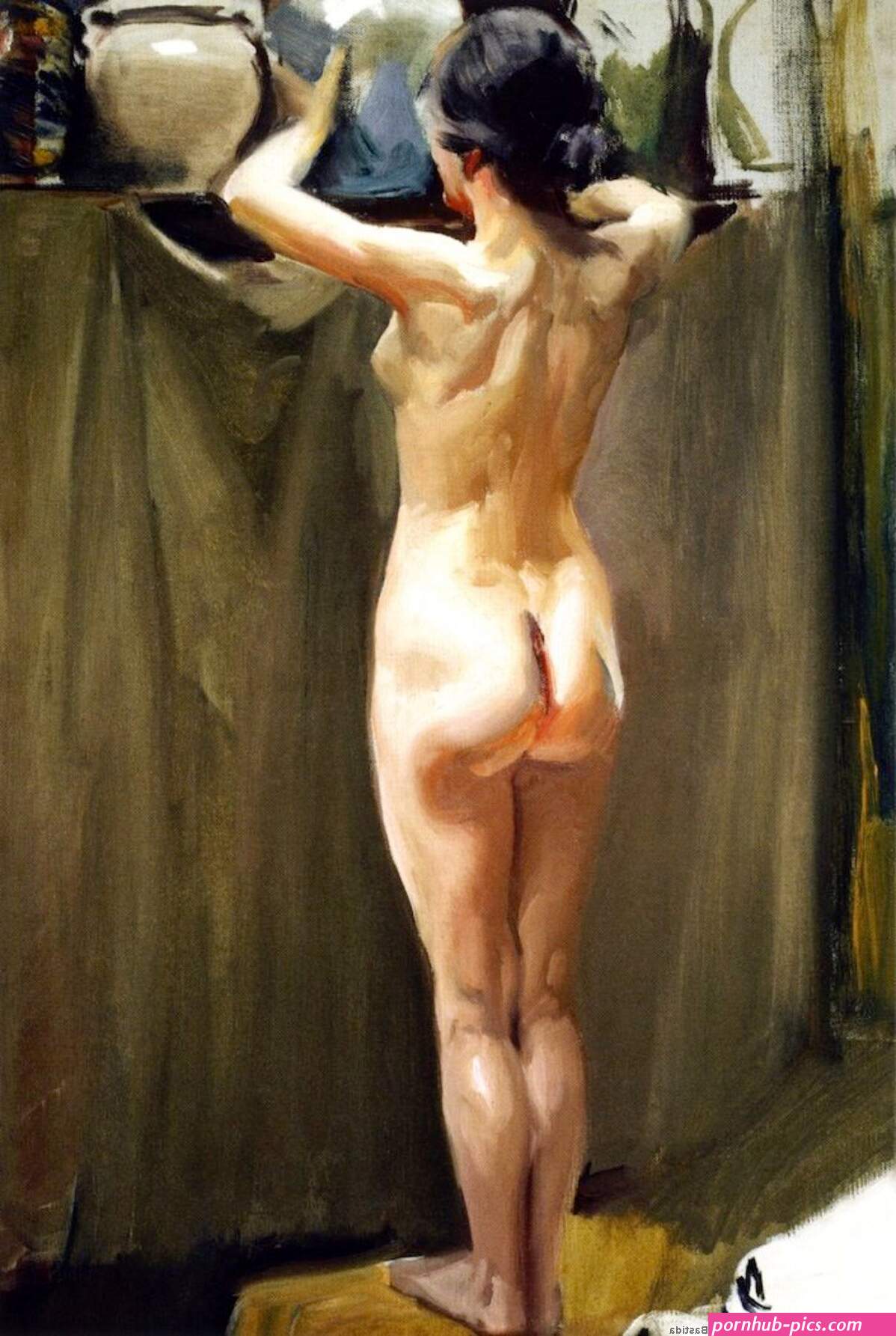 Reproducciones De Pinturas Mujer desnuda 1910 de Joaquin Sorolla Y Bastida 1863-1923 Spain