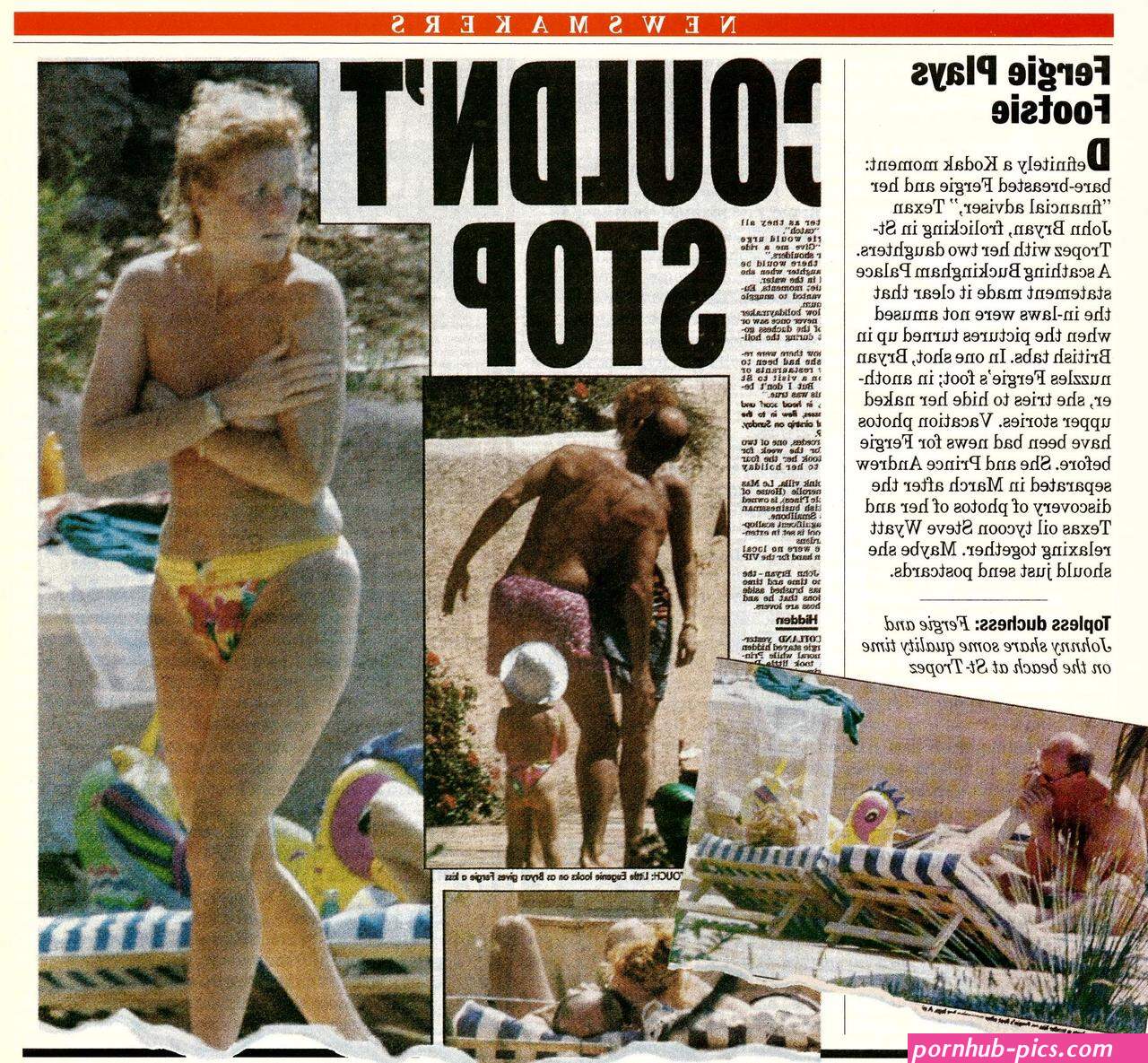 The Duchess of Yorks Toe Scandal