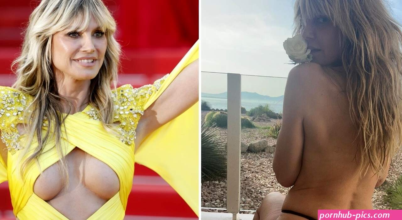 Heidi Klum topless dopo lincidente hot a Cannes: fuori di seno per i fan