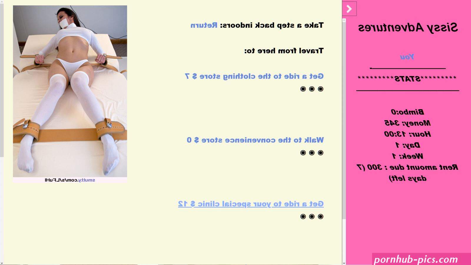 HTML Sissy Adventures