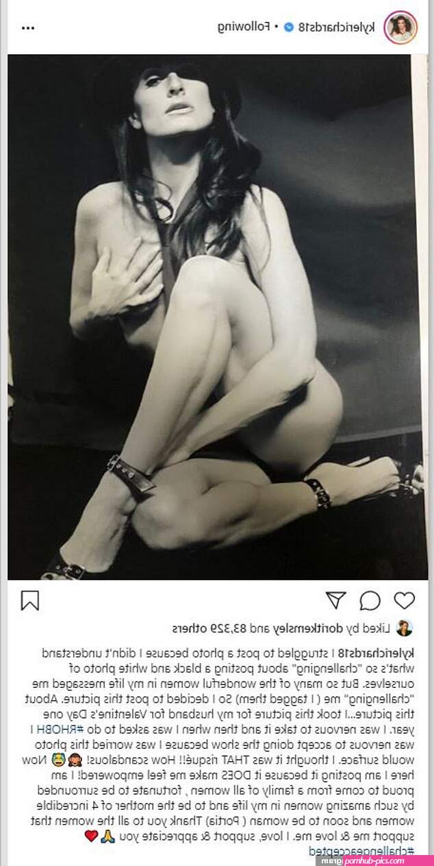 Kyle Richards posts risqué nude throwback portrait of herself to Instagram