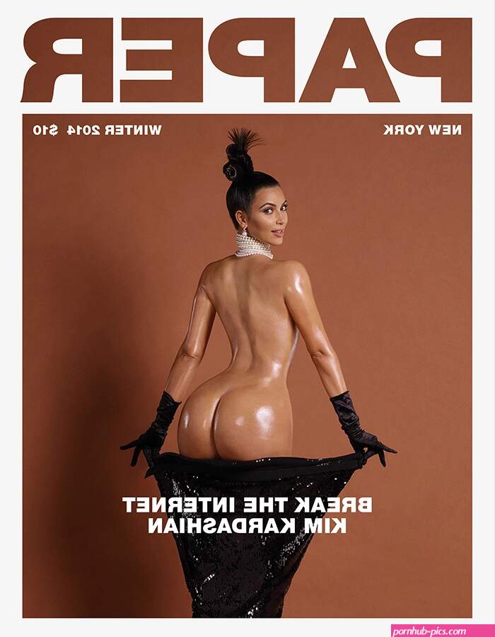 Kim Kardashian Bares Her Naked Butt for Paper Magazine