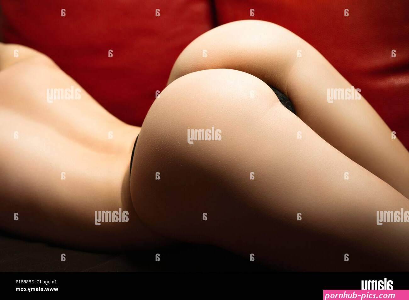 Sexy Hot Young Woman Ass In Lingerie Stock Photo