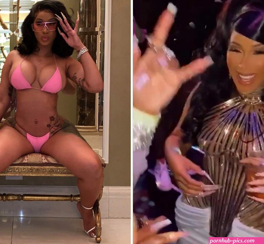 What is the Cardi B leaked photo and what has she said about it?
