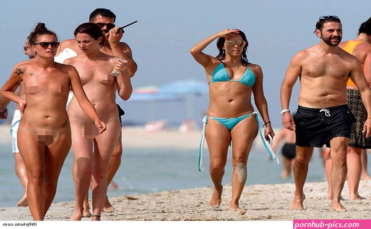 Eva Longoria and Pepe Bastn spotted on nude beach