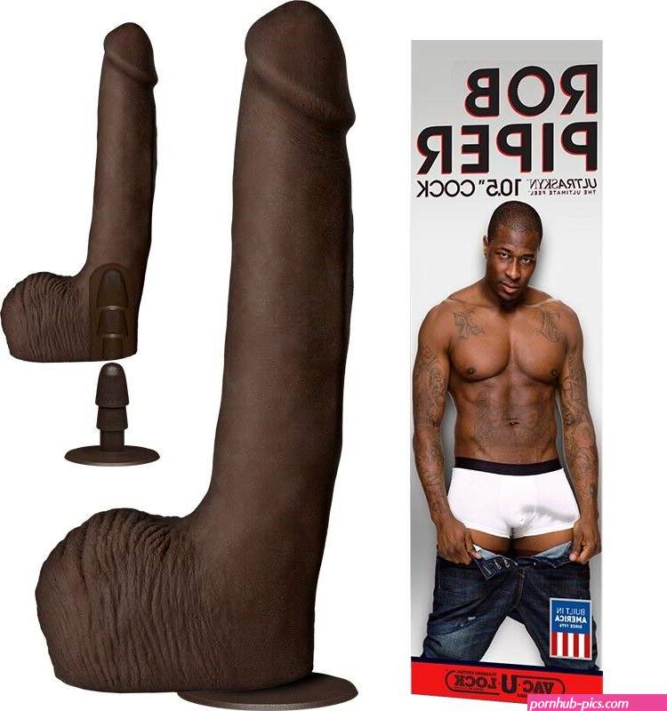 Rob Piper ULTRASKYN Dildo VAC-U-LOCK Plug Realistic Cock BIG LARGE Porn Star