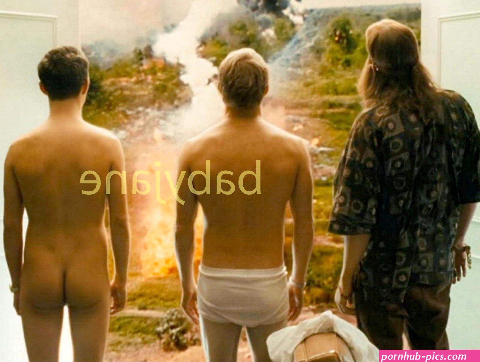 018 SHIA LABEOUF BOBBY REAR NUDE SCENE w BRIAN GERAGHTY PHOTO